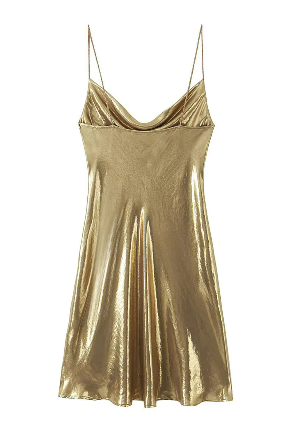 Charming Homecoming Dress Shiny Spaghetti Strap Back to School Outfits Party Dress  D7470