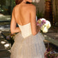 Unique Homecoming Dress Sweetheart A-Line Bowknot Back to School Outfits Party Dress D7790