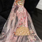 Chic Spaghetti Strap Pleated Embroidery Tulle Stole Long Party Dress Prom Gown Evening Dress D7405