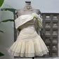 Beautiful Homecoming Dress Strapless Pleated Flower Back to School Outfits Party Dress D7286