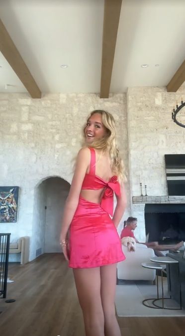 Stunning Homecoming Dress Square Bowknot Backless Back to School Outfits Party Dress D6850