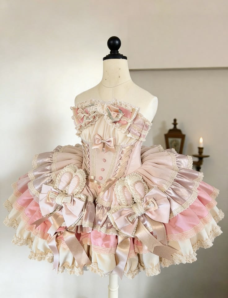 Unique Homecoming Dress Strapless Cascade Bowknot Back to School Outfits Party Dress  D7719