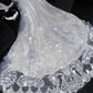 Elegant Sweetheart Lace Tulle Beaded Applique Design Gorgeous Mermaid Floor-length Wedding Dress D1638