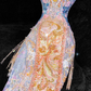 Gorgeous Sparkling Sweetheart Beaded Sequined Embroidery Design Elegant Mermaid Prom Dress Evening Dress D1697
