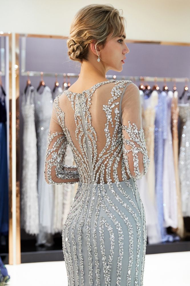 Elegant Wedding Dress Jewel Tulle Rinestone  Wedding Dress D7492