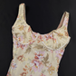 Simple Fashion Mermaid Floral Design A-line Women Party Dress, D1411