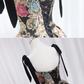 Vintage Floral Applique Spaghetti Strap Design A-line Satin Party Dress Homecoming Dress D1557