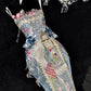 Chic Spaghetti Strap Embroidery Sequins Hugging Mermaid Flower Rinestone Long Party Dress Prom Gown Evening Dress D7490