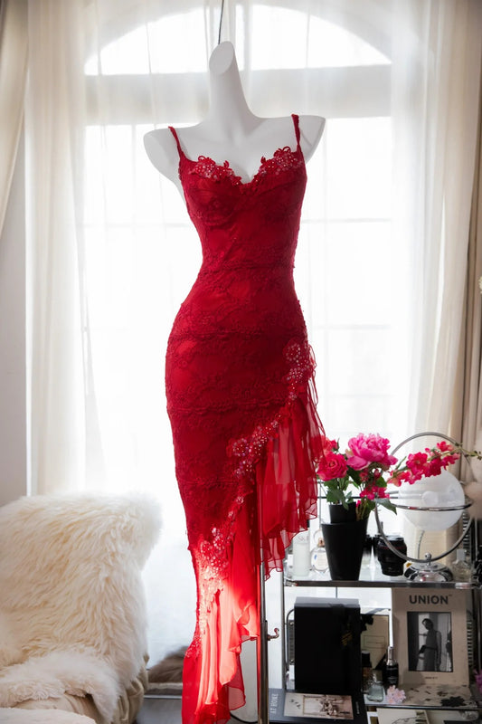 Pretty Homecoming Dress Sweetheart Applique Beaded Flower Dress Back to School Outfits Party Dress  D6422