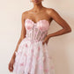 Unique Homecoming Dress Sweetheart Tulle Sequins Butterfly Back to School Outfits Party Dress D7827