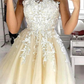 Elegant Homecoming Dress Halter Lace Flowers Short Prom Dress Back to School Outfits Party Dress  D6099