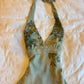 Charming Homecoming Dress Halter Bowknot Cascade Back to School Outfits Party Dress D7292