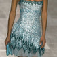 Charming Homecoming Dress Spaghetti Strap Sequins Back to School Outfits Party Dress Birthday Dress  D7508