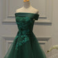 New Homecoming Dress Off the Shoulder Tulle Lace Applique Bead Back to School Outfits Party Dress D7535