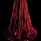 Wine Red Strapless A-Line Satin Long Prom Dress Vintage Evening Dresses, D894