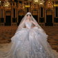 Gorgeous Shiny Beaded Sequined Sweetheart Design A-Line Wedding Dress Ball Gown Prom Dress Evening Dress D1721