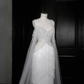 Gorgeous Straps Mermaid Beading Tassel Shiny Long Evening Party Dress, D798