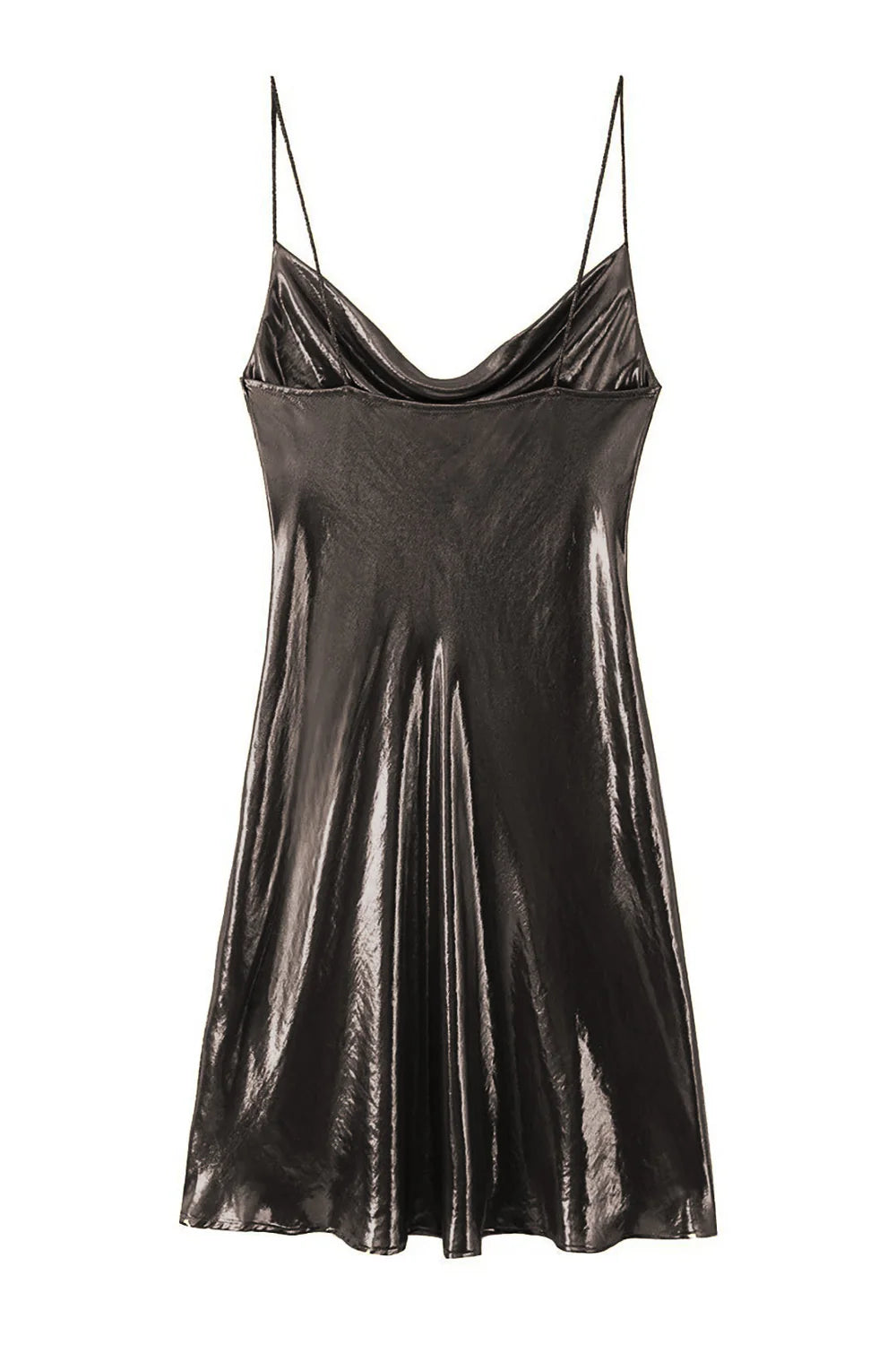 Charming Homecoming Dress Shiny Spaghetti Strap Back to School Outfits Party Dress  D7470