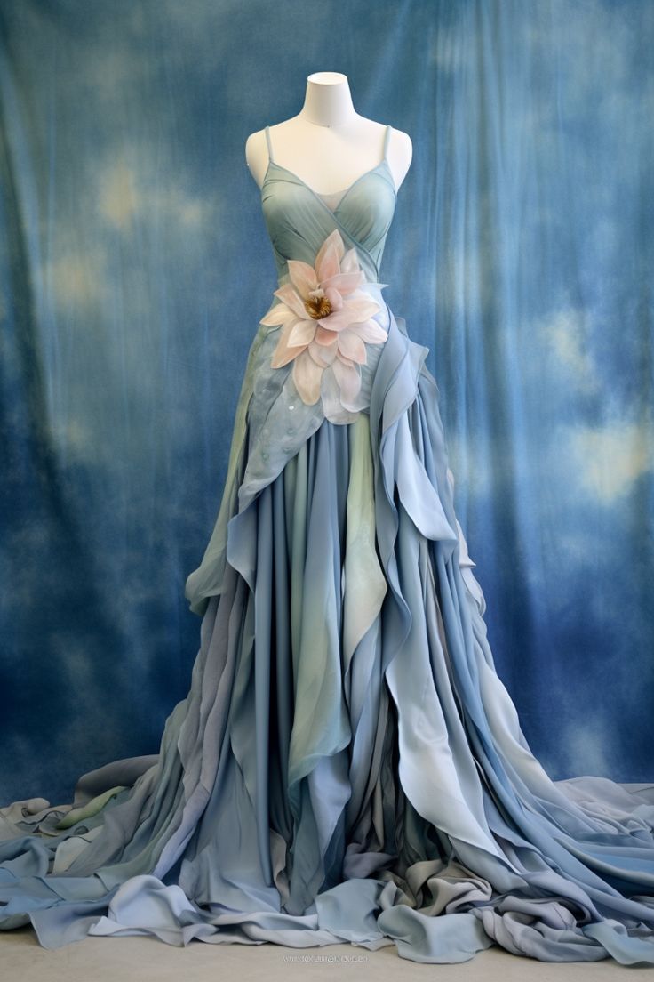 Superbe robe de bal longue à bretelles, coupe trapèze, motif floral ombré, robe de soirée formelle, D414