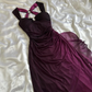 Vintage Straps Prom Dress Chiffon Long Evening Dress MD7413