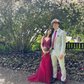 Pretty Burgundy Straps Mermaid Beaded Long Formal Prom Dress Evening Gown, D993
