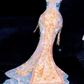 Gorgeous Sparkling Sweetheart Beaded Sequined Embroidery Design Elegant Mermaid Prom Dress Evening Dress D1697