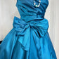Shiny Homecoming Dress Spaghetti Straps Bowknot Short Prom Dress Back to School Outfits Party Dress  D6018