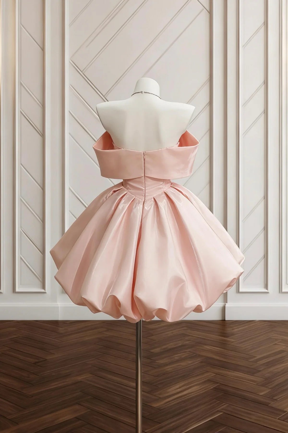 Beauty Homecoming Dress Sweetheart  Pleated Short Prom Dress Back to School Outfits Party Dress  D6007