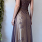 Elegant Straps Halter A-Line Beading Vintage Long Formal Party Dresses, D1031