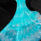 Gorgeous Sparkling Blue Beaded Sequin Mermaid Elegant Chiffon Tulle Evening Dress Prom Dresses D1615