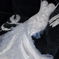 Elegant Sweetheart Lace Tulle Beaded Applique Design Gorgeous Mermaid Floor-length Wedding Dress D1638