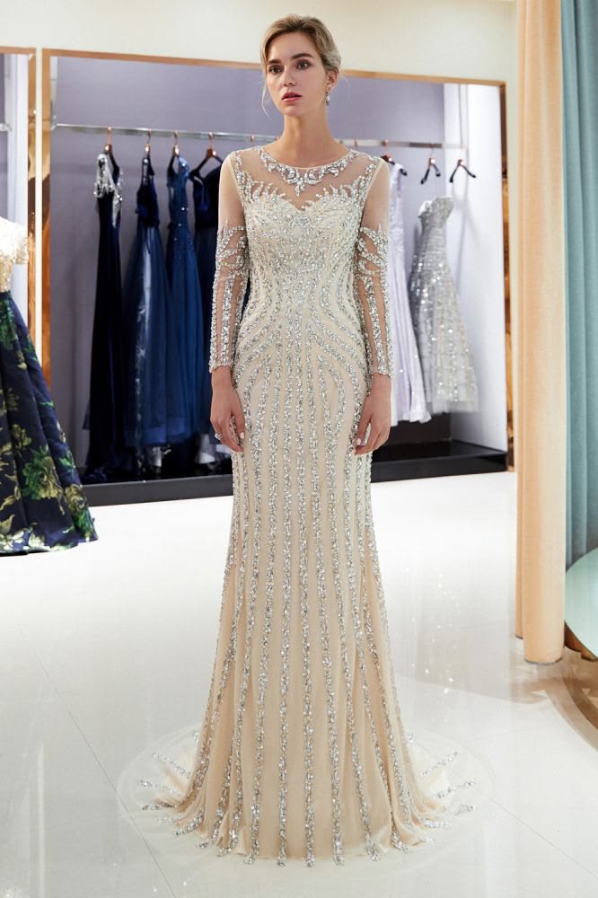 Elegant Wedding Dress Jewel Tulle Rinestone  Wedding Dress D7492
