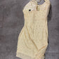 New Homecoming Dress Halter V Neck Bead Pearl Back to School Outfits Party Dress D7581