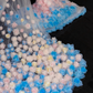 Gorgeous Sparkling Beaded Sequin Mermaid 3D Flowers Design Tulle Evening Dress Prom Dresses D1634