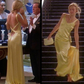 Yellow Sheath Long Prom Dress Satin Evening Party Dress MD7610