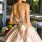 Unique Homecoming Dress Spaghetti Strap Pleated Bowknot Back to School Outfits Party Dress D7771