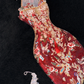Gorgeous Sparkling Beaded Sequin Mermaid Design Exquisite Embroidery Evening Dress Prom Dresses D1643