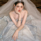 Gorgeous Shiny Beaded Sequined Sweetheart Design A-Line Wedding Dress Ball Gown Prom Dress Evening Dress D1721