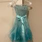Stunning Homecoming Dress Strapless Sequins Soutache Tulle A-Line Back to School Outfits Party Dress D7927