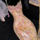 Gorgeous Sparkling Beaded Sequin Exquisite Embroidery Mermaid Design Evening Dress Prom Dresses Outfit D1645