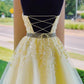 Chic Homecoming Dress Halter Rinestone Applique Tulle Pleated Back to School Outfits Party Dress Birthday Outfits D7430