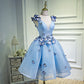Chic Homecoming Dress V Neck Pearl Butterfly Pleated Back to School Outfits Party Dress Birthday Outfits D7423