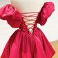 Unique Homecoming Dress Off the Shoulder Sweetheart Pleated Back to School Outfits Party Dress D7624