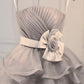 Unique Homecoming Dress Spaghetti Strap Tulle Flower Cascade Back to School Outfits Party Dress  D7680