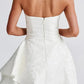 Beautiful Homecoming Dress Strapless Pleated Soutache Back to School Outfits Party Dress D7177