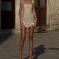 Charming Homecoming Dress Square Rinestone Bowknot Back to School Outfits Party Dress Birthday Dress  D7507