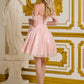 Fashionable Homecoming Dress Off the Shoulder Rinestone A-Line Back to School Outfits Party Dress D7886