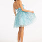 Fashionable Homecoming Dress Sweetheart Sequins Flower Applique A-Line Back to School Outfits Party Dress D7889