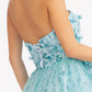 Fashionable Homecoming Dress Sweetheart Sequins Flower Applique A-Line Back to School Outfits Party Dress D7889
