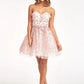 Fashionable Homecoming Dress Sweetheart Sequins Flower Applique A-Line Back to School Outfits Party Dress D7889